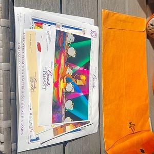 ST VINCENT BEAUTY AND THE BEAST DISNEY STAMPS 5 SS '92 MNH ANIMATED FILM LUMIERE